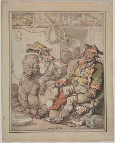 Vergleichende Anatomie-Studie, um 1810-1820 von Thomas Rowlandson