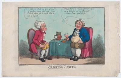 Einen Witz reißen, 15. November 1808 von Thomas Rowlandson