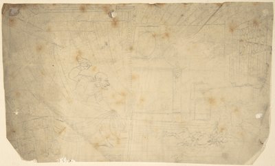 Dr. Syntax verliert seine Perücke von Thomas Rowlandson
