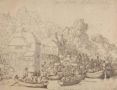 Einschiffung in Southampton, 20. Juni 1794 (Version A) von Thomas Rowlandson