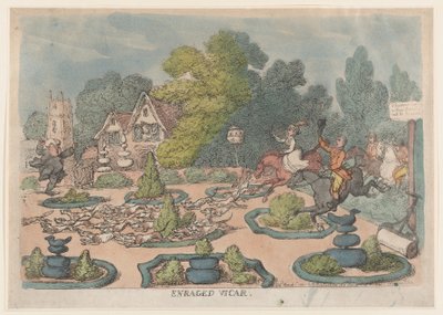 Wütender Vikar, 1. März 1807 von Thomas Rowlandson