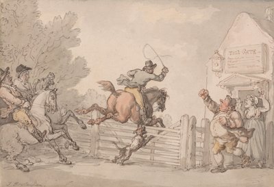 Maut umgehen von Thomas Rowlandson
