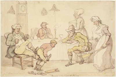 Abend oder Der Mann des Gefühls von Thomas Rowlandson