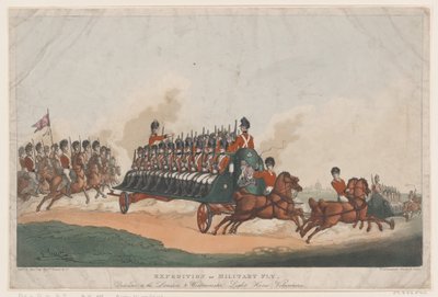 Expedition oder Militärfliege, 16. Mai 1798 von Thomas Rowlandson