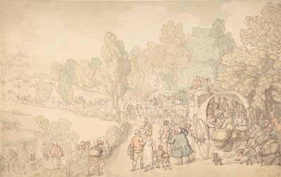 Fairlop-Messe, Essex von Thomas Rowlandson