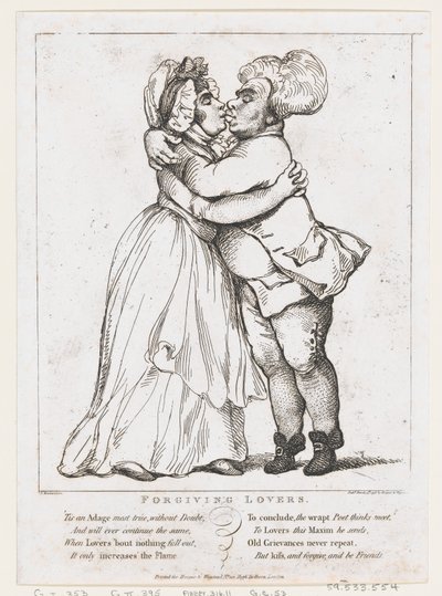Vergebende Liebende von Thomas Rowlandson