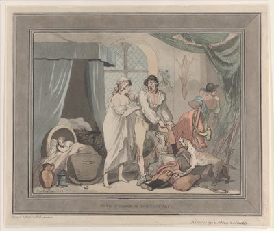 Vier Uhr auf dem Land, 20. Oktober 1790 von Thomas Rowlandson