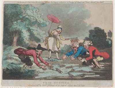 Froschjagd von Thomas Rowlandson