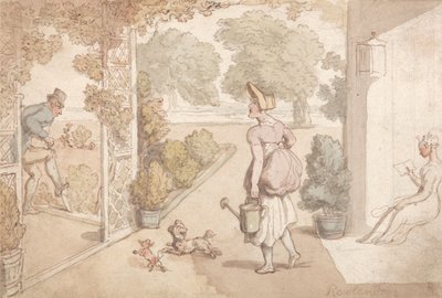 Gartenarbeit von Thomas Rowlandson