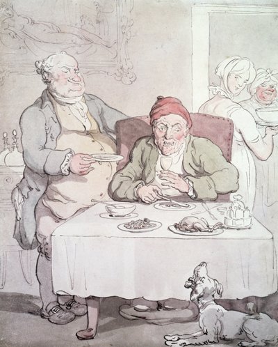 Völlerei von Thomas Rowlandson
