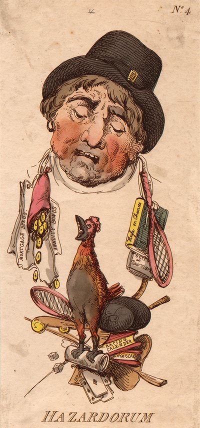 Köpfe: Hazardorum von Thomas Rowlandson