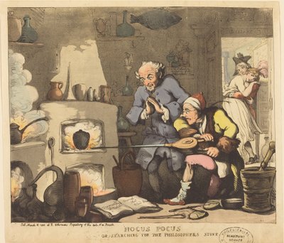 Hokuspokus oder die Suche nach dem Stein der Weisen von Thomas Rowlandson