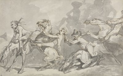 Reiter kollidieren von Thomas Rowlandson