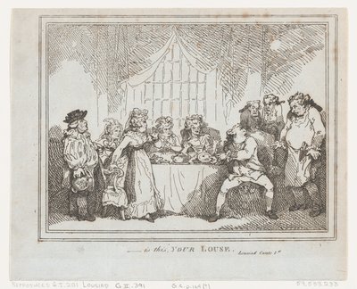 Ist das Ihre Laus? von Thomas Rowlandson