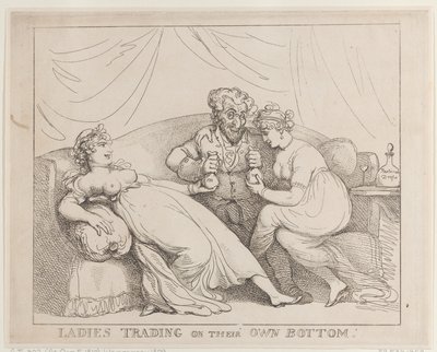 Damen, die auf eigene Faust handeln von Thomas Rowlandson