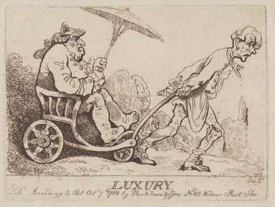 Luxus, 7. Oktober 1780 von Thomas Rowlandson