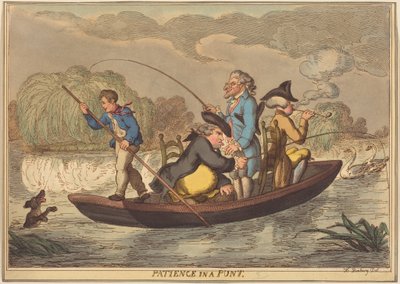 Geduld in einem Kahn von Thomas Rowlandson