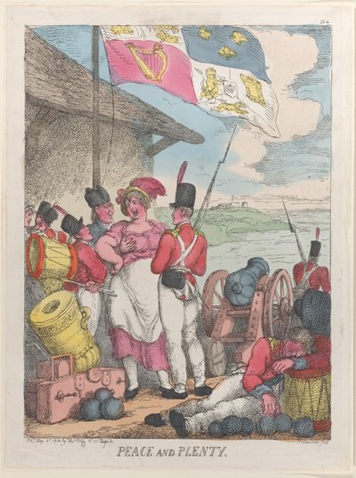 Frieden und Wohlstand, 8. März 1814 von Thomas Rowlandson