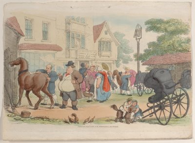 Platte 27, aus World in Miniature von Thomas Rowlandson