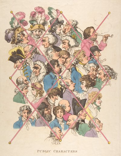Öffentliche Charaktere von Thomas Rowlandson