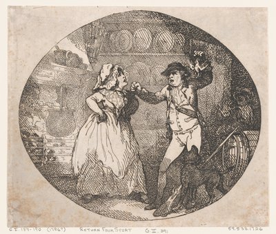 Rückkehr vom Sport, 1786 von Thomas Rowlandson