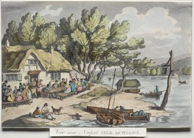 Rowlandsons Skizzen aus der Natur: Ansicht in der Nähe von Newport, Isle of Wight von Thomas Rowlandson