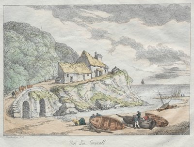 Rowlandsons Skizzen aus der Natur: West Loo, Cornwall von Thomas Rowlandson