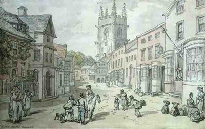 Saint Austle, Cornwall von Thomas Rowlandson
