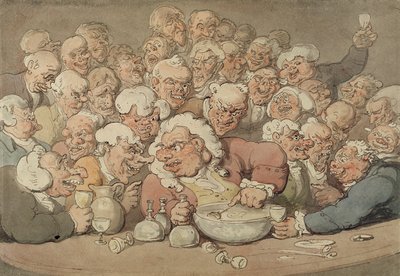 Punch servieren von Thomas Rowlandson