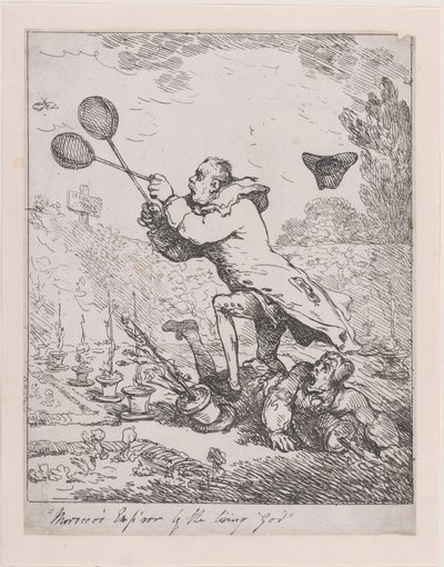 Sir Joseph Banks und der Kaiser von Marokko von Thomas Rowlandson