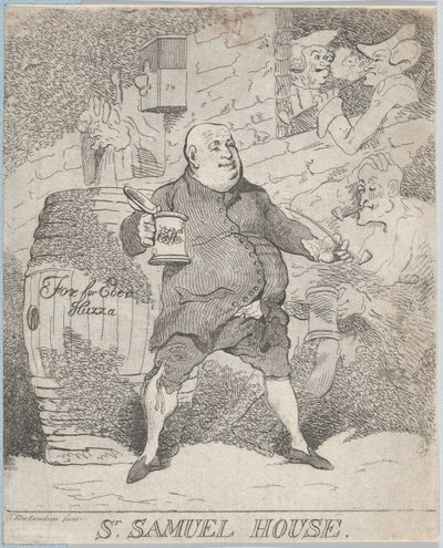 Sr. Samuel House, [1780] neu aufgelegt 1786-91 von Thomas Rowlandson