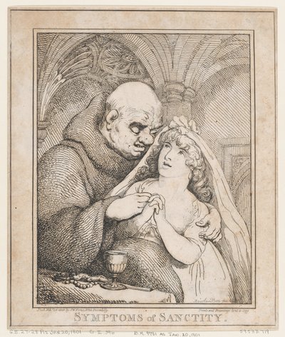 Symptome der Heiligkeit von Thomas Rowlandson