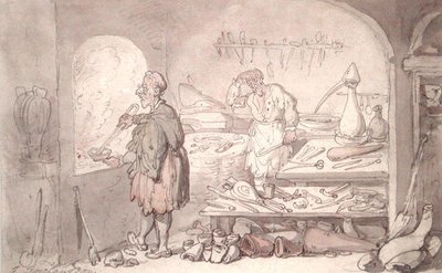 Der Alchemist von Thomas Rowlandson