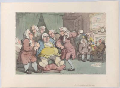 Die Beratung oder Letzte Hoffnung, 30. Juni 1808 von Thomas Rowlandson