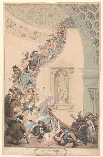Die Ausstellung "Stare-Case" von Thomas Rowlandson
