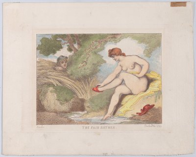 Die schöne Badende von Thomas Rowlandson