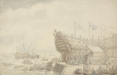 Der Stapellauf der H.M.S. 