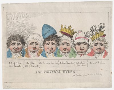 Die politische Hydra, 26. Dezember 1788 von Thomas Rowlandson