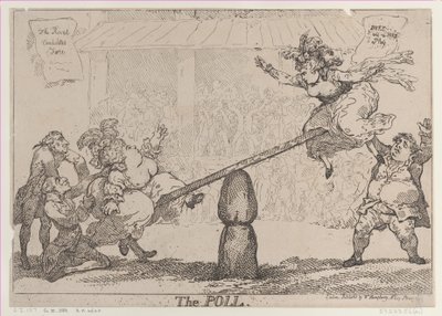 Die Wahl, 12. April 1784 von Thomas Rowlandson