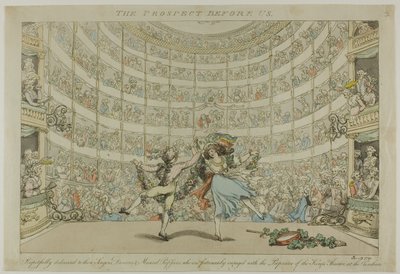 Die Aussicht vor uns von Thomas Rowlandson