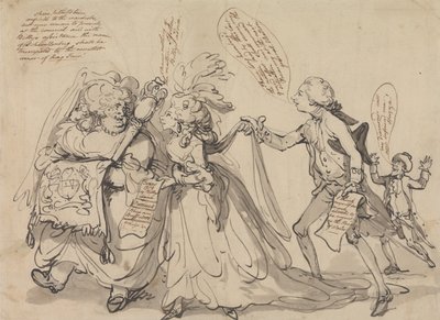 Die Aussicht vor uns von Thomas Rowlandson