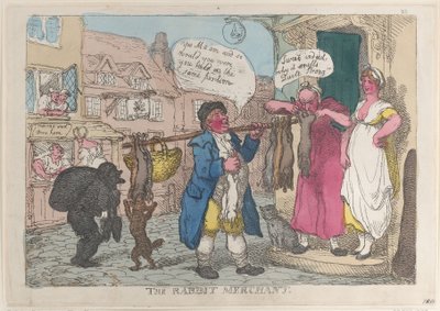 Der Kaninchenhändler von Thomas Rowlandson