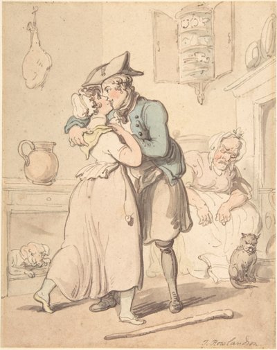 Die Rückkehr des Seemanns aus dem aktiven Dienst von Thomas Rowlandson