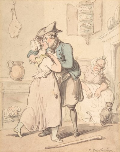 Die Rückkehr des Matrosen aus dem aktiven Dienst von Thomas Rowlandson