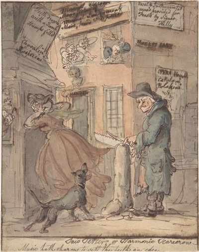 Der Sägesetzer von Thomas Rowlandson
