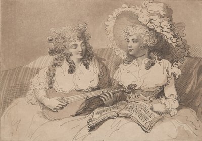 Die Sirenen, 10. April 1787 von Thomas Rowlandson