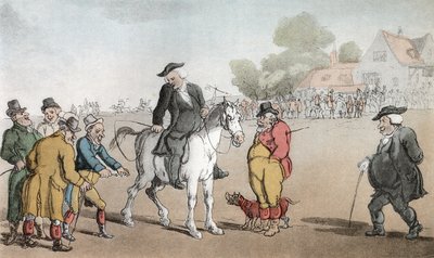 Der Vikar verkauft sein Pferd, Illustration aus 