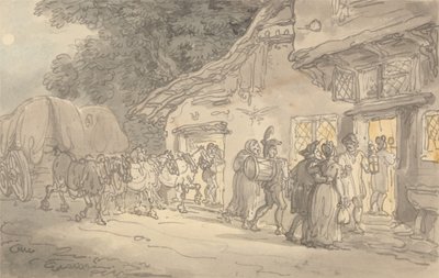 Die Rast des Fuhrmanns von Thomas Rowlandson