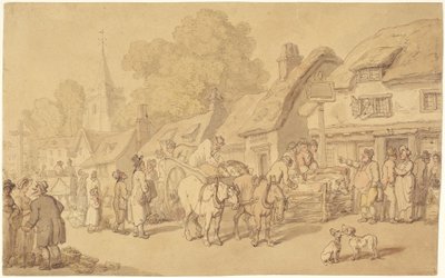 Der Woolpack Inn von Thomas Rowlandson
