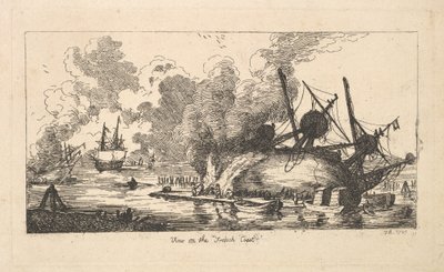 Blick auf die französische Küste, 1787 von Thomas Rowlandson